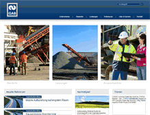 Tablet Screenshot of gab-recycling.de
